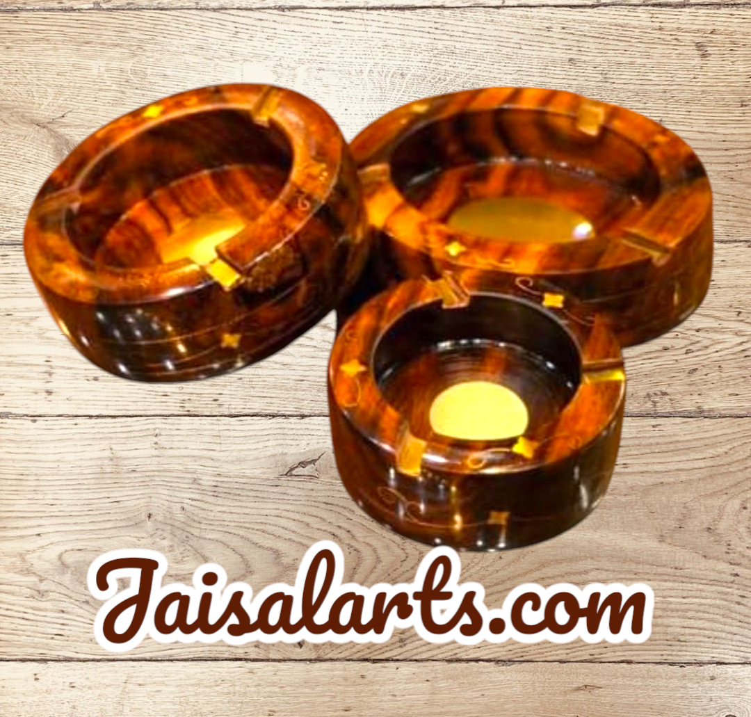 cigarette ashtray wooden