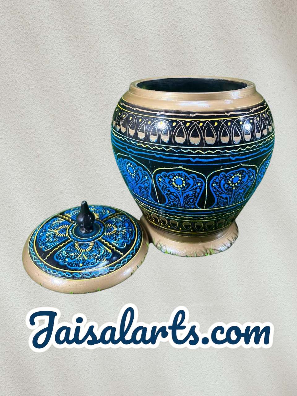 Wooden Candy Jar